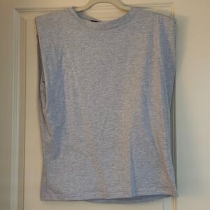 fab'rik Light Gray Muscle Tee